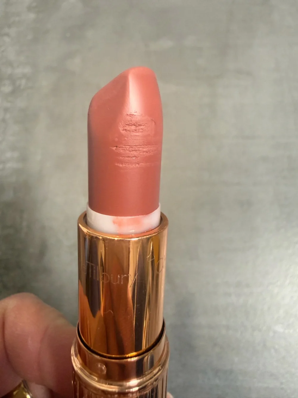 Charlotte Tilbury Lipstick Super Model Muted Mauve Nude Matte Pink Full Size